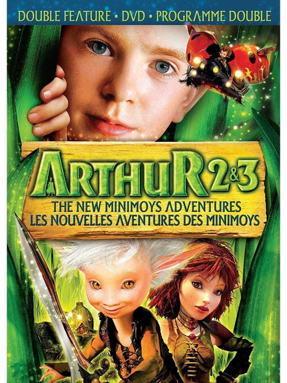 Arthur 2 & 3: The New Minimoys Adventures (2-DVD Set, Region 1) Very Good!